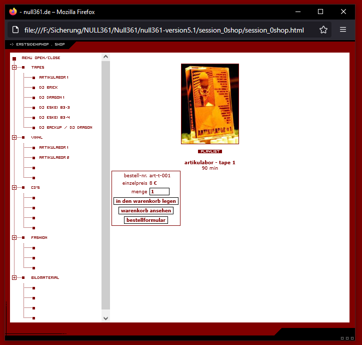 null361 - 5.1 version von null361.de & eastsidehiphop.de