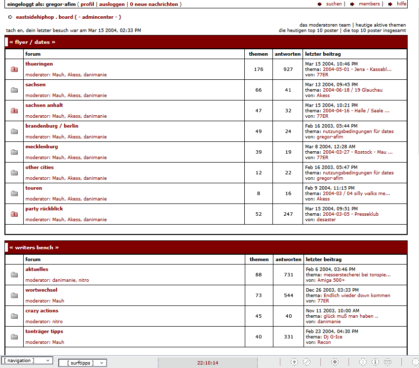 null361 - 6. version von null361.de & eastsidehiphop.de
